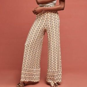 Farm Rio Anthropologie Pattern Pants